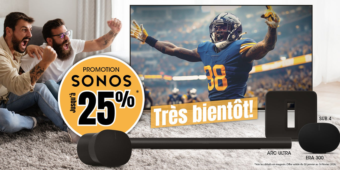 Sonos products on sale for the Super Bowl | SONXPLUS St-Georges