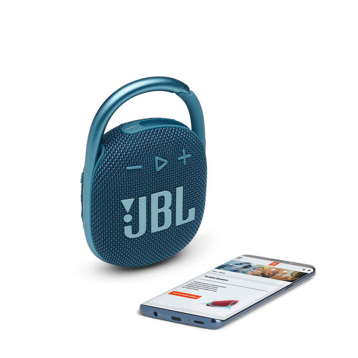 JBL Clip 4 | Ultra-portable Speaker - Bluetooth - Waterproof - 10 Hours autonomy - Blue-Sonxplus St-Georges