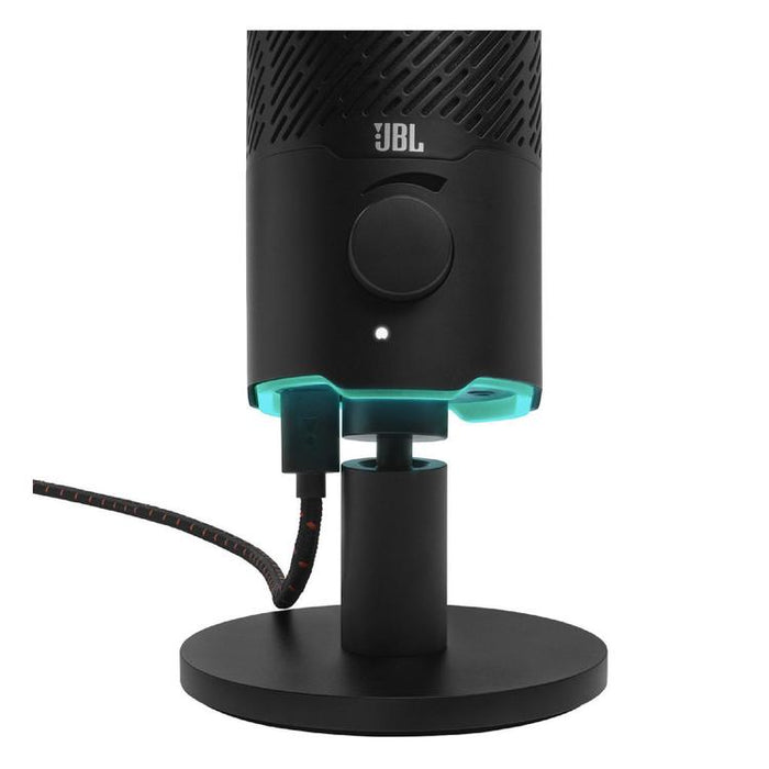 JBL Quantum Stream | Microphone - Wired - Dual Condenser - USB - Black-Sonxplus St-Georges