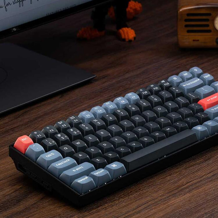 Keychron K2 | Mechanical Keyboard - Wireless - White LED - Red Gateron - Black-Sonxplus St-Georges