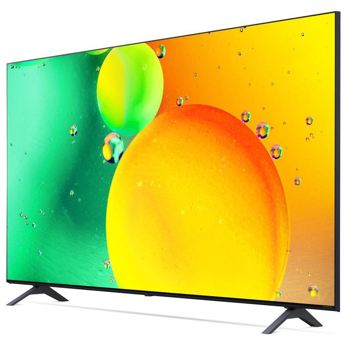 LG 86NANO75UQA | 86" NanoCell 4K Smart TV - LED - Nano75 Series - HDR - Processor IA a7 Gen5 4K - Black-Sonxplus St-Georges