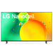 LG 75NANO75UQA | Téléviseur intelligent 75" NanoCell 4K - DEL - Série Nano75 - HDR - Processeur IA a5 Gen5 4K - Noir-Sonxplus St-Georges