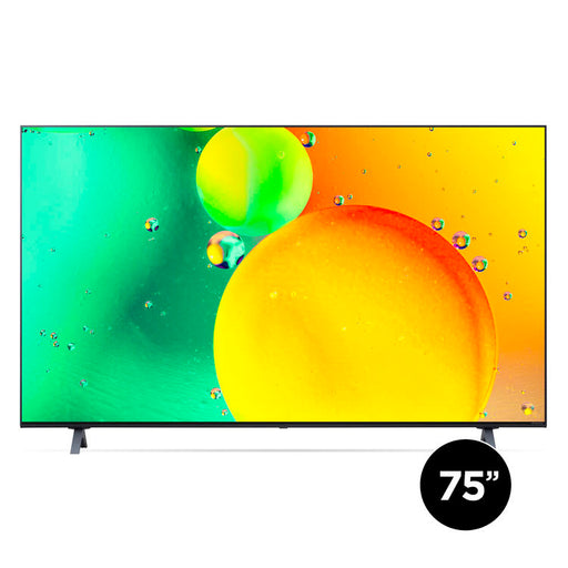 LG 75NANO75UQA | Smart TV 75" NanoCell 4K - LED - Nano75 Series - HDR - Processor IA a5 Gen5 4K - Black-Sonxplus St-Georges