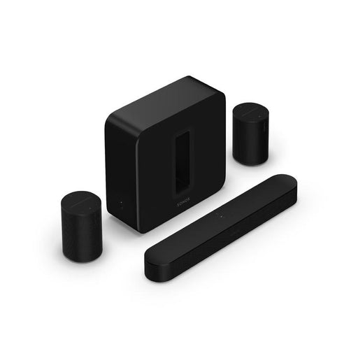 Sonos | High-End Immersive Set with Beam - Sub - Era 100 - Black-Sonxplus St-Georges