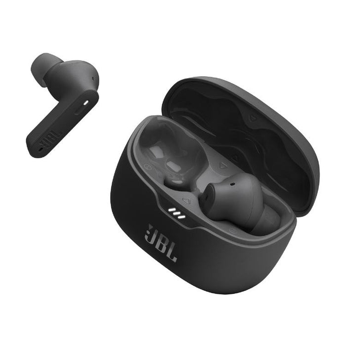 JBL Tune Beam | In-Ear Headphones - 100% Wireless - Bluetooth - Smart Ambient - Stick-open Design - Black-Sonxplus St-Georges