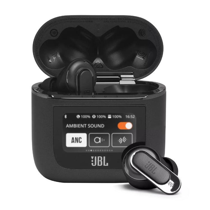 JBL TOUR PRO 2 | In-Ear Headphones - Wireless - Bluetooth - True ANC - 6 microphones - Smart case - Black-Sonxplus St-Georges