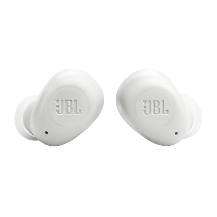 JBL Vibe Buds | In-Ear Headphones - Wireless - Bluetooth - Smart Ambient Technology - White-Sonxplus St-Georges