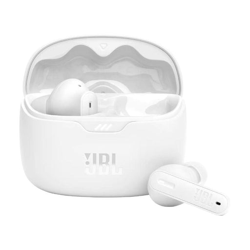 JBL Tune Beam | In-Ear Headphones - 100% Wireless - Bluetooth - Smart Ambient - Stick-open Design - White-Sonxplus St-Georges