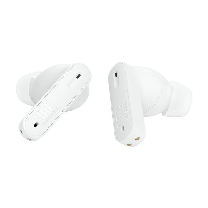 JBL Tune Beam | In-Ear Headphones - 100% Wireless - Bluetooth - Smart Ambient - Stick-open Design - White-Sonxplus St-Georges