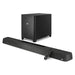 Polk MagniFi MAX AX | 5.1.2 Home Theater System - Max Soundbar - 1 Wireless 10" Subwoofer - Black-Sonxplus St-Georges