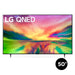 LG 50QNED80URA | 50" QNED 4K Smart TV - Quantum dot NanoCell - QNED80URA Series - HDR - a7 AI Gen6 4K Processor - Black-Sonxplus St-Georges