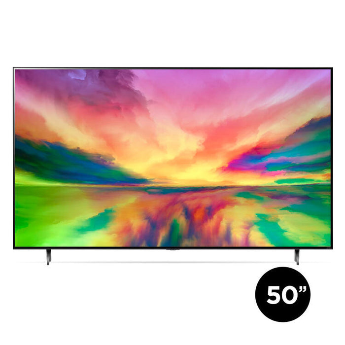 LG 50QNED80URA | 50" QNED 4K Smart TV - Quantum dot NanoCell - QNED80URA Series - HDR - a7 AI Gen6 4K Processor - Black-Sonxplus St-Georges