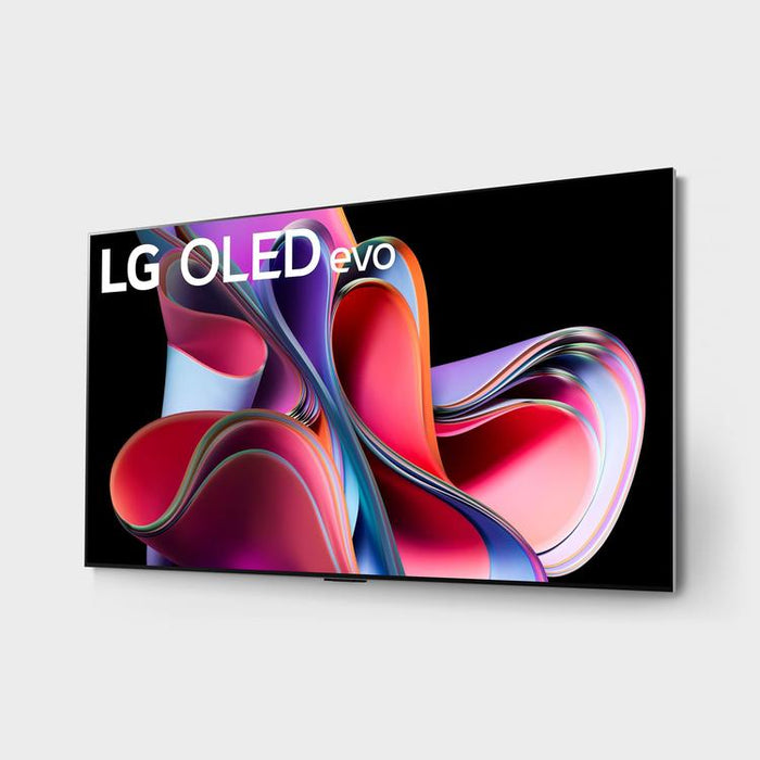 LG OLED65G3PUA | 65" 4K OLED Evo Smart TV - Gallery Edition - G3 Series - HDR Cinema - IA a9 Gen.6 4K Processor - Black-Sonxplus St-Georges