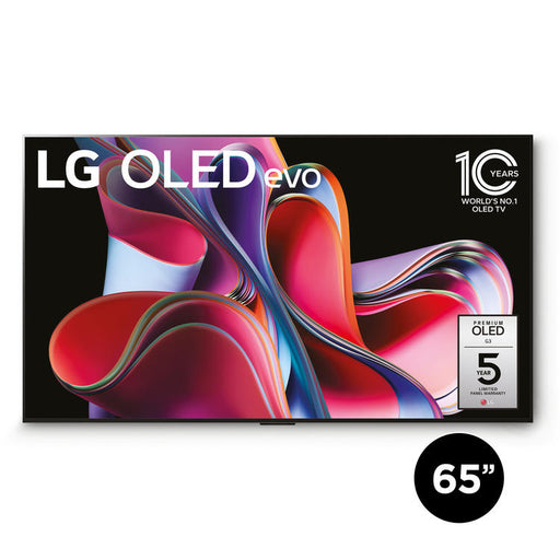 LG OLED65G3PUA | 65" 4K OLED Evo Smart TV - Gallery Edition - G3 Series - HDR Cinema - IA a9 Gen.6 4K Processor - Black-Sonxplus St-Georges