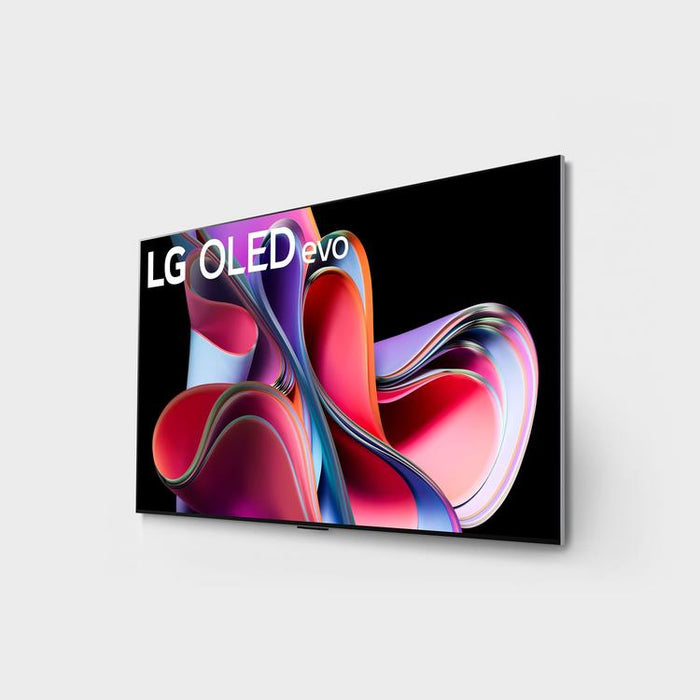 LG OLED55G3PUA | 55" 4K OLED Evo Smart TV - Gallery Edition - G3 Series - HDR Cinema - IA a9 Gen.6 4K Processor - Black-Sonxplus St-Georges