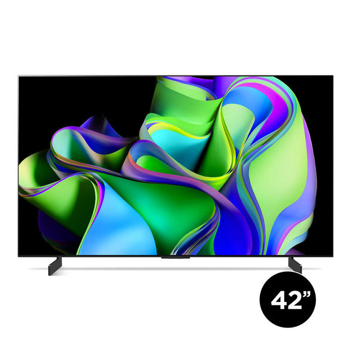 LG OLED42C3PUA | Smart TV 42" OLED evo 4K - C3 Series - HDR - Processor IA a9 Gen6 4K - Black-Sonxplus St-Georges