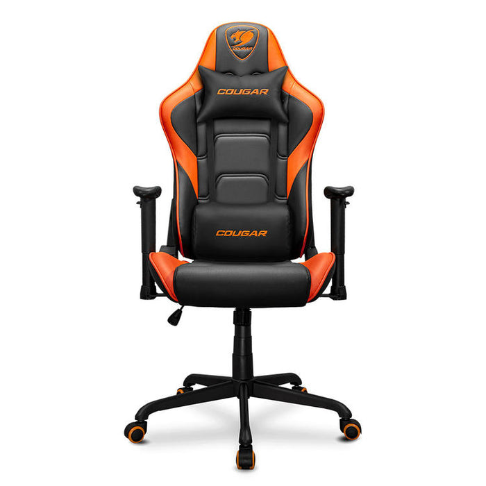 Cougar Armor Elite 300112 | Play chair - Ergonomic and adjustable - PVC leather - Orange-Sonxplus St-Georges