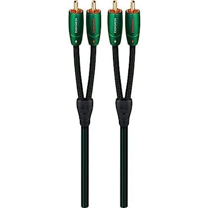 Audioquest Evergreen | RCA to RCA Cable - Gold Plated Plugs - 1 Meter-Sonxplus St-Georges