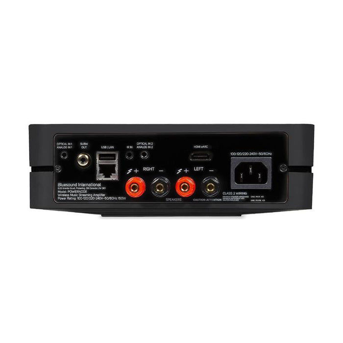 Bluesound Powernode N330BLKUNV | Multiroom music amplifier - Wireless - HiFi - 2 x 80 Watts - Black-Sonxplus St-Georges