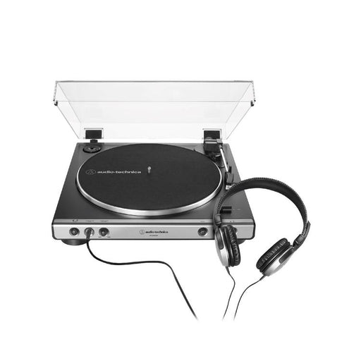 Audio-Technica AT-LP60XHP-GM | Turntable - Stereo - With Headphones - Metal Gun-Sonxplus St-Georges