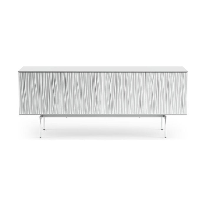 BDI BDITAN7109SW | Multimedia cabinet - Adjustable shelves - Satin White-Sonxplus St-Georges