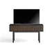 BDI BDIINTER7246EA | Multimedia cabinet - Full width push-open door - Frêne Charbon-Sonxplus St-Georges