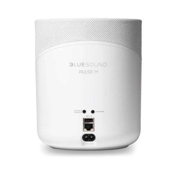 Bluesound PULSE M | Multi-room wireless speaker - Continuous music player - White-Sonxplus St-Georges