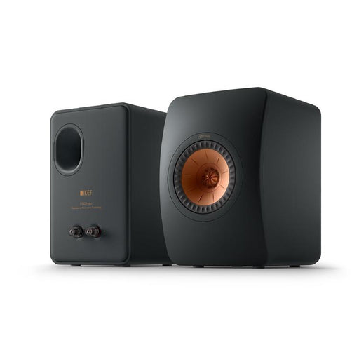 KEF LS50 META | Uni-Q 12th Generation HiFi Speakers - Bass reflex 2-way - Metamaterial absorption technology - Carbon Black - Pair-Sonxplus St-Georges