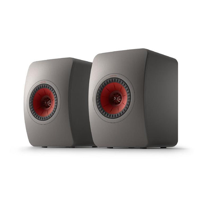 KEF LS50 META | Uni-Q 12th Generation HiFi Speakers - Bass reflex 2-way - Metamaterial absorption technology - Titanium Grey - Pair-Sonxplus St-Georges