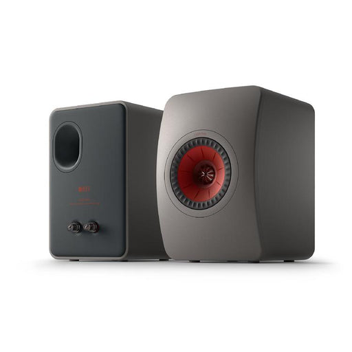 KEF LS50 META | Uni-Q 12th Generation HiFi Speakers - Bass reflex 2-way - Metamaterial absorption technology - Titanium Grey - Pair-Sonxplus St-Georges