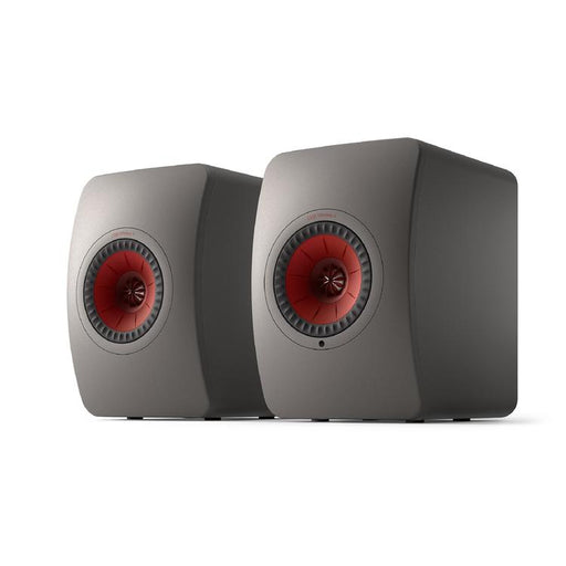 KEF LS50 WIRELESS II | Wireless HiFi Speakers - Metamaterial Absorption - Titanium Grey - Pair-Sonxplus St-Georges