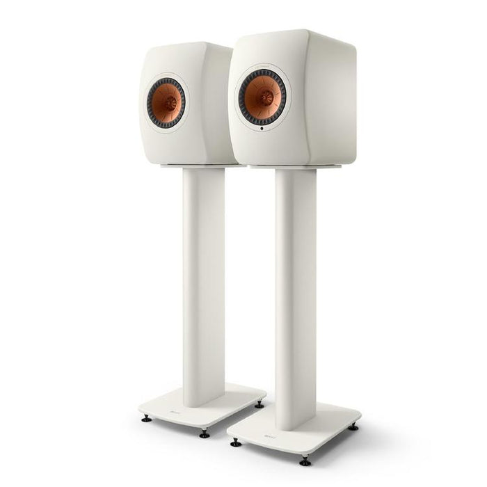 KEF S2 | Floorstanding Speakers - Mineral White - Pair-Sonxplus St-Georges