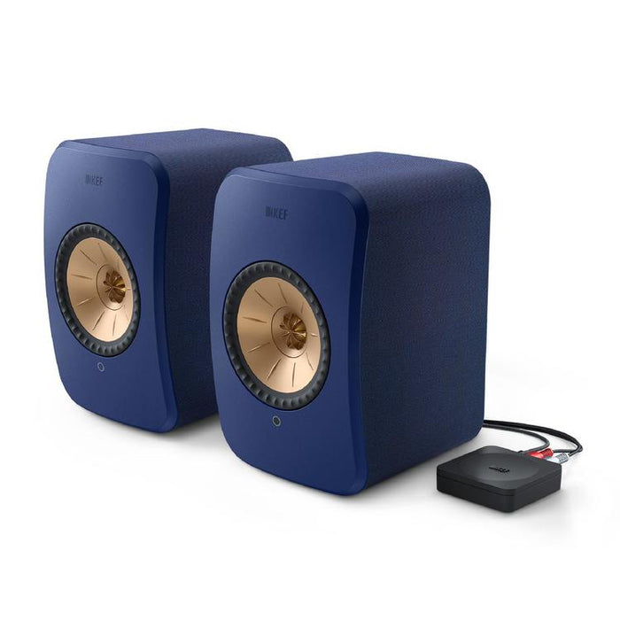 KEF LSX II | Wireless HiFi Speakers - Compact & Versatile - Cobalt Blue - Pair-Sonxplus St-Georges