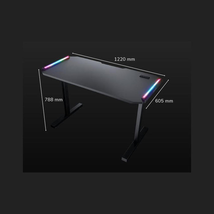 Cougar Deimus 120 | Gaming table - Integrated ports - RGB lighting - Black-Sonxplus St-Georges