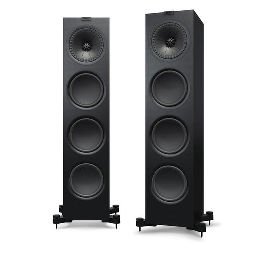 KEF Q950 | Floorstanding Speakers - 2.5-Way - Hi-Fi - Satin Black - Pair-Sonxplus St-Georges