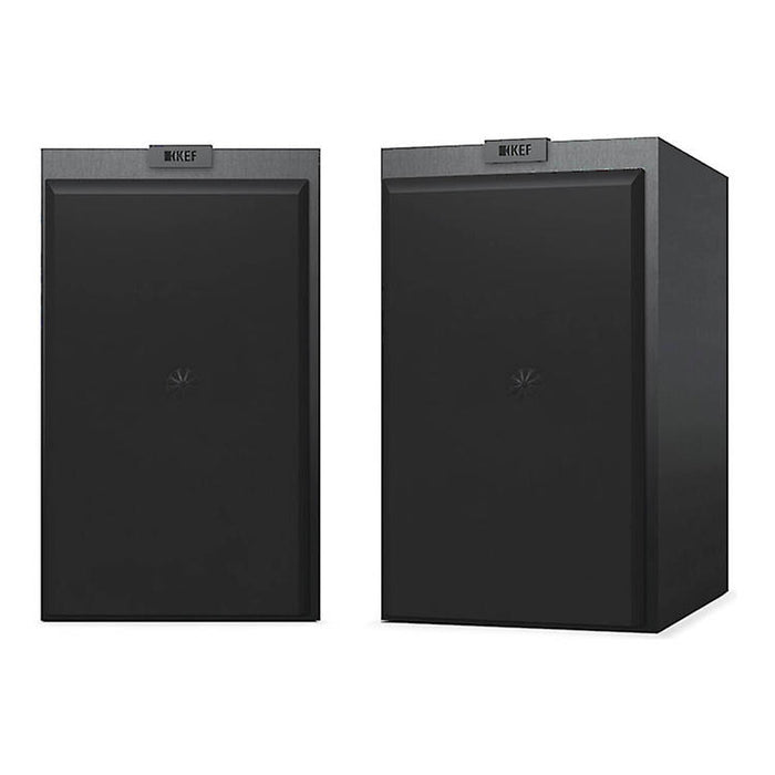 KEF Q350 | Bookshelf Speakers - 2-Way - Hi-Fi - Satin Black - Pair-Sonxplus St-Georges