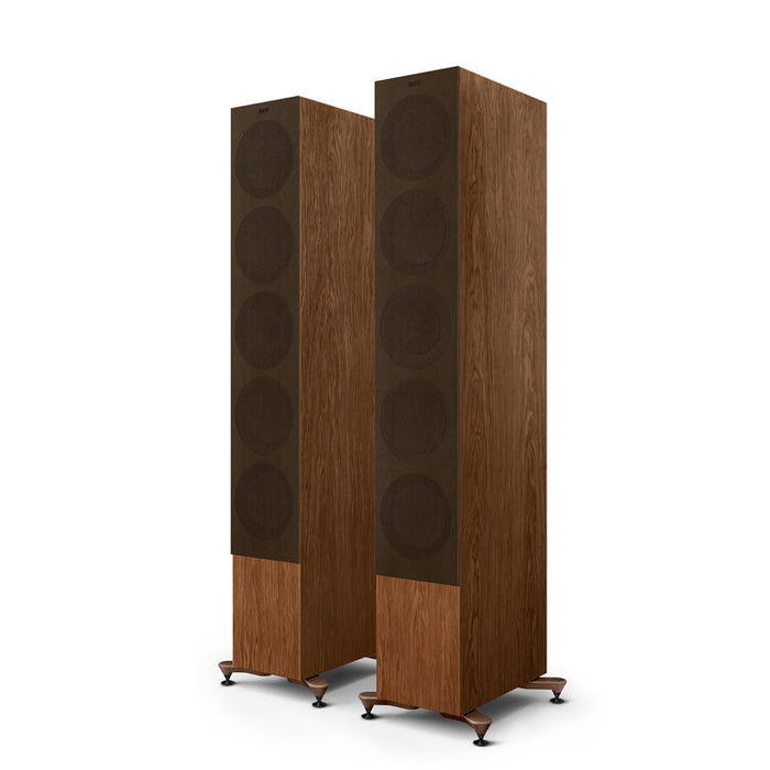 KEF R11 Meta | Floorstanding Speakers - Bass Reflex 3 way - Hi-Fi - Walnut - Pair-Sonxplus St-Georges