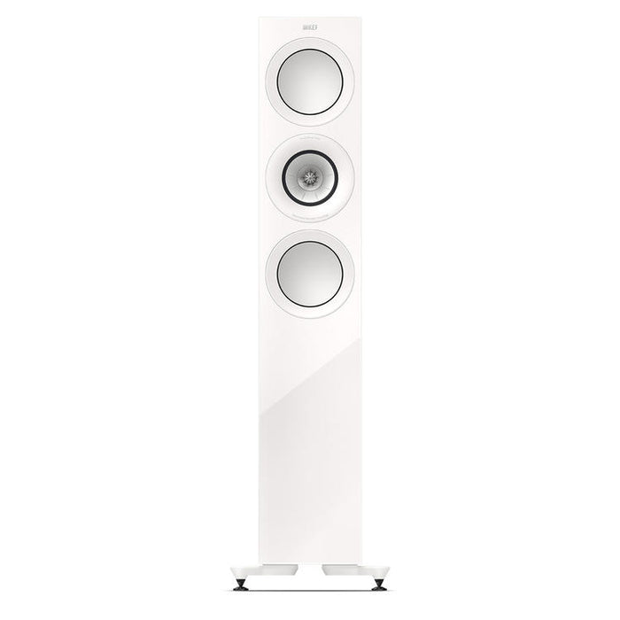 KEF R7 Meta | Floorstanding Speakers - Bass Reflex 3 way - Hi-Fi - Gloss White - Pair-Sonxplus St-Georges