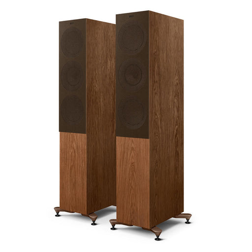 KEF R7 Meta | Floorstanding Speakers - Bass Reflex 3 way - Hi-Fi - Walnut - Pair-Sonxplus St-Georges