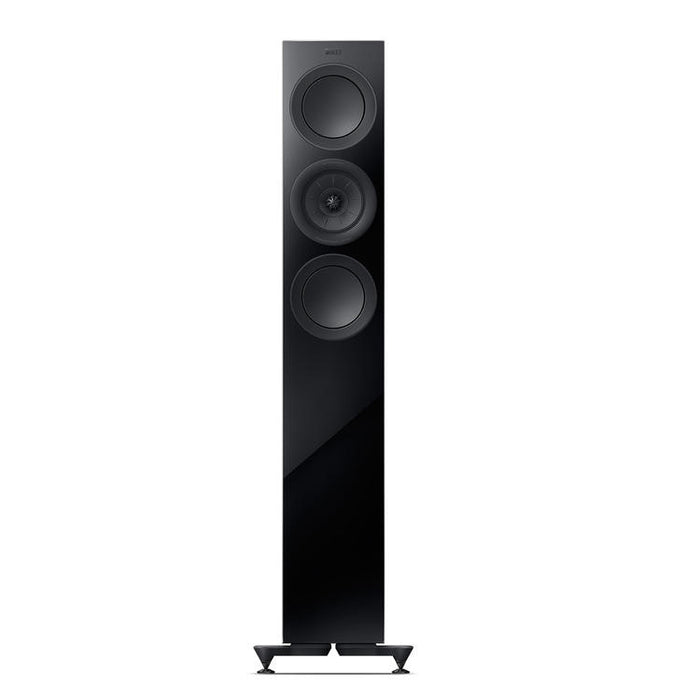 KEF R5 Meta | Floorstanding Speakers - Bass Reflex 3 way - Hi-Fi - Black Gloss - Pair-Sonxplus St-Georges