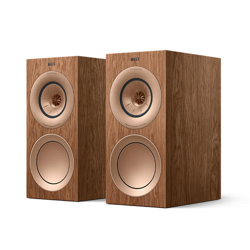 KEF R3 Meta | Bookshelf Speakers - Bass Reflex 3 way - Hi-Fi - Walnut - Pair-Sonxplus St-Georges