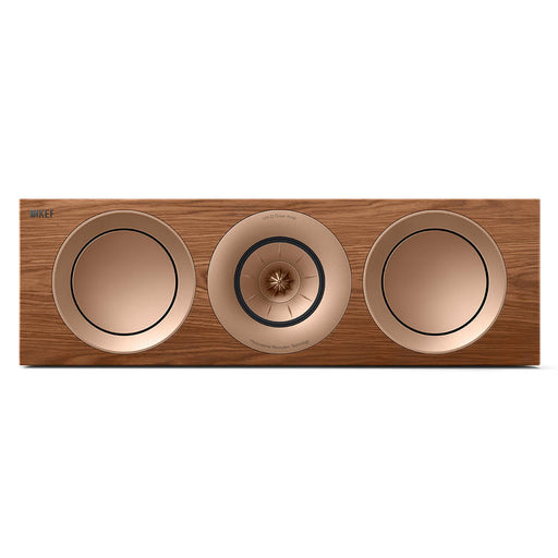 KEF R6 Meta | LCR Speakers - 3-way charge close - Hi-Fi - Walnut - Unité-Sonxplus St-Georges