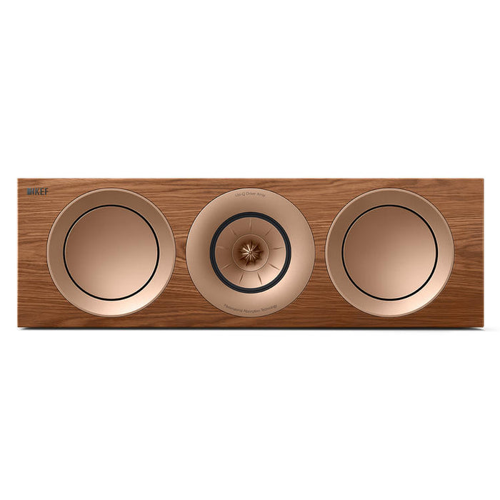 KEF R6 Meta | LCR Speakers - 3-way charge close - Hi-Fi - Walnut - Unité-Sonxplus St-Georges