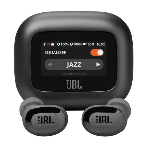 JBL Live Buds 3 | In-Ear Headphones - 1.45" LED Touch Screen - Bluetooth - Black-Sonxplus St-Georges