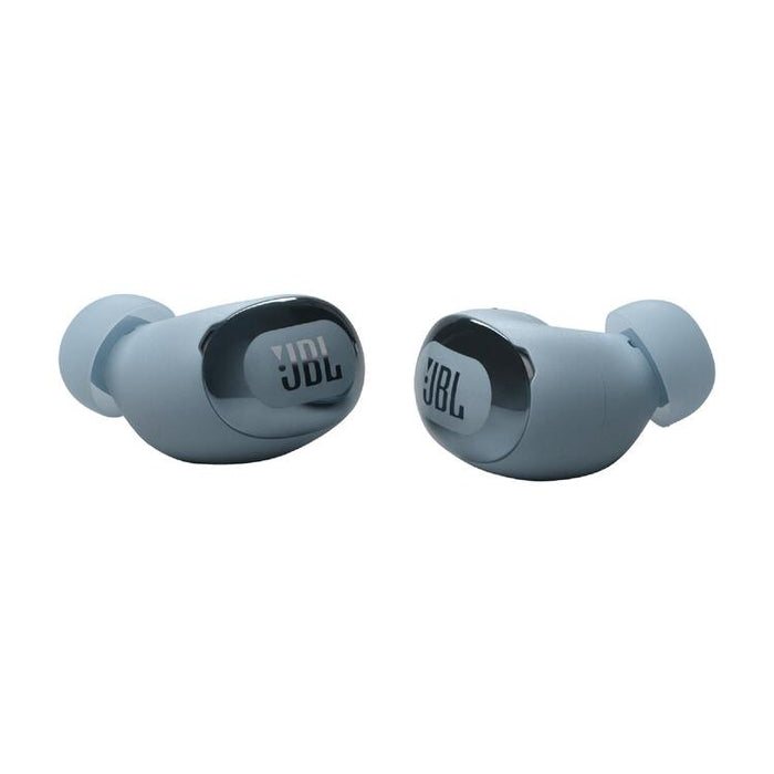 JBL Live Buds 3 | In-Ear Headphones - 1.45" LED Touch Screen - Bluetooth - Blue-Sonxplus St-Georges