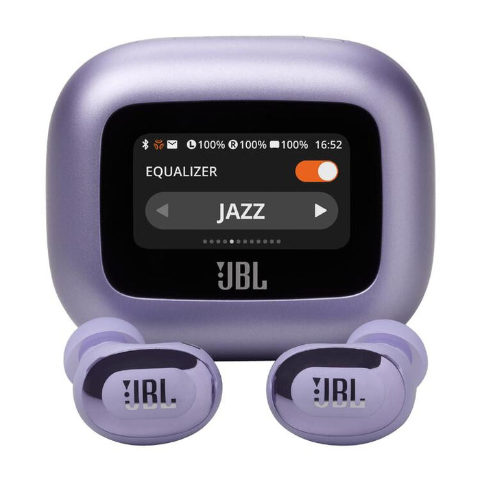 JBL Live Buds 3 | In-Ear Headphones - 1.45" LED Touch Screen - Bluetooth - Mauve-Sonxplus St-Georges