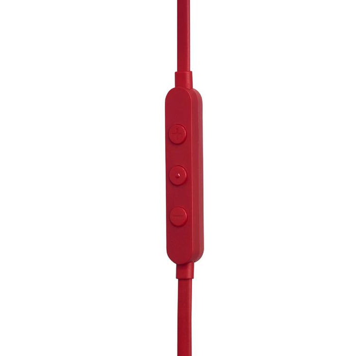 JBL Tune 310C | In-ear headphones - Wired - USB-C - 3-button remote control - Red-Sonxplus St-Georges