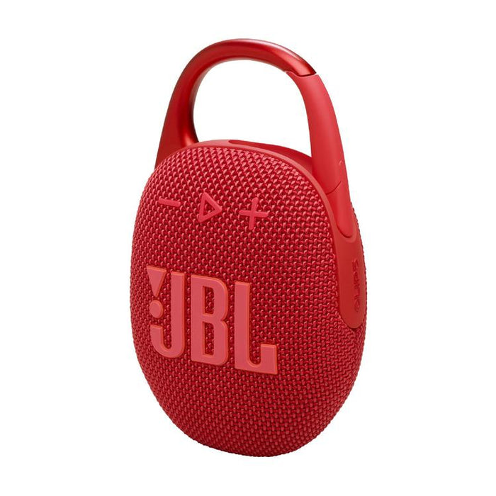 JBL Clip 5 | Portable Carabiner Speaker - Bluetooth - IP67 - Rouge-Sonxplus St-Georges