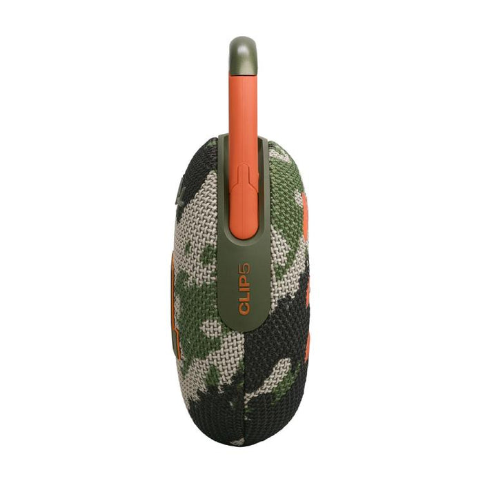 JBL Clip 5 | Portable carabiner speaker - Bluetooth - IP67 - Camouflage-Sonxplus St-Georges