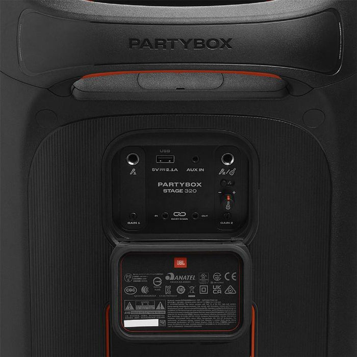 JBL PartyBox Stage 320 | Portable speaker - Wireless - Bluetooth - Light effects - 240 W - Black-Sonxplus St-Georges